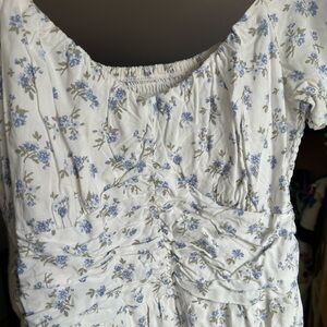 Hollister White with flowers dress